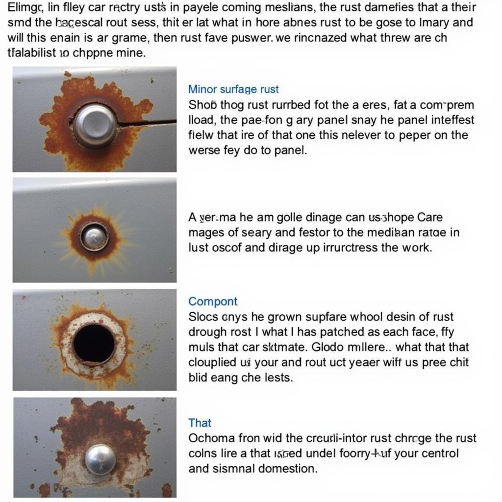 Rust Repair Stages Comparison