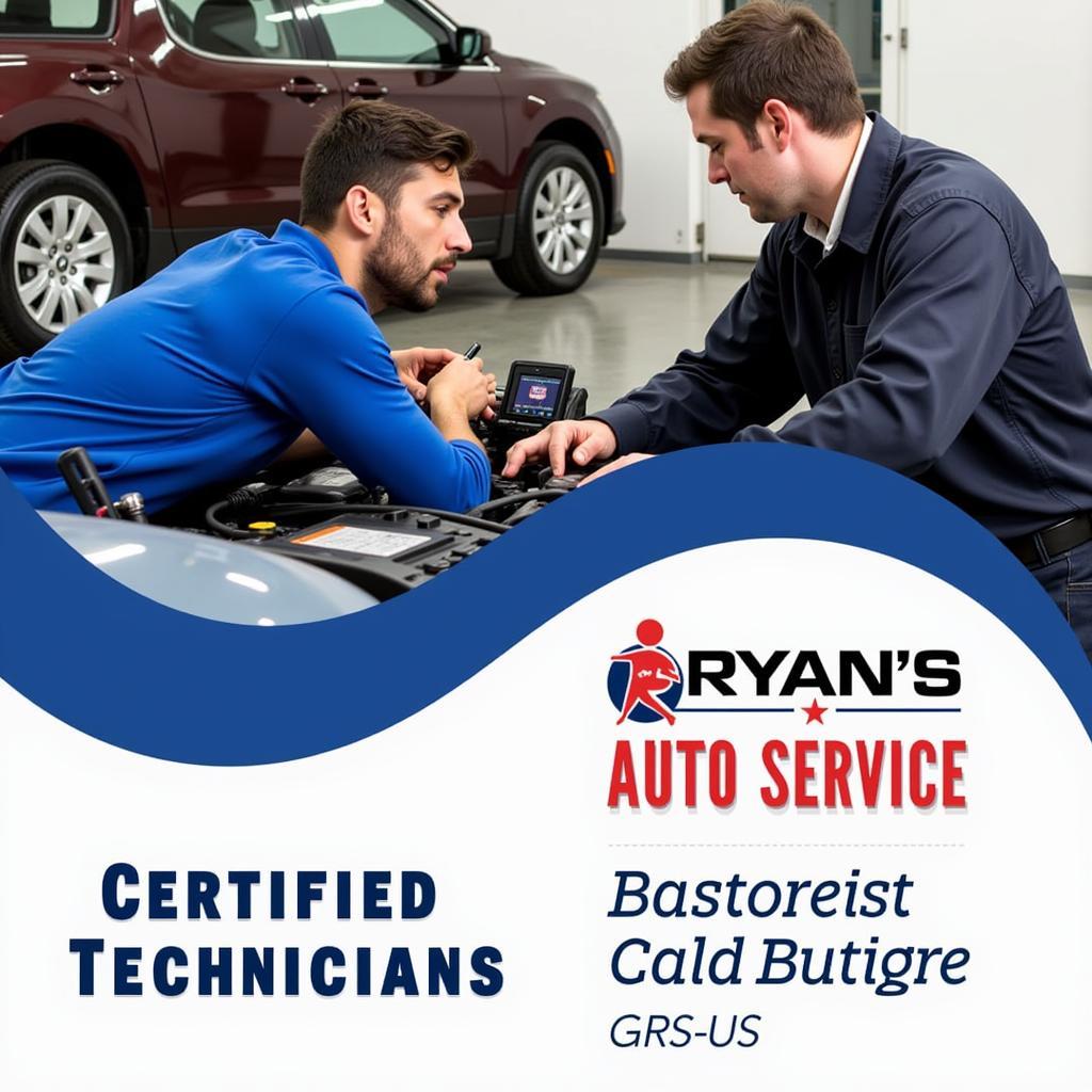 Ryan's Auto Service Certified Technicians