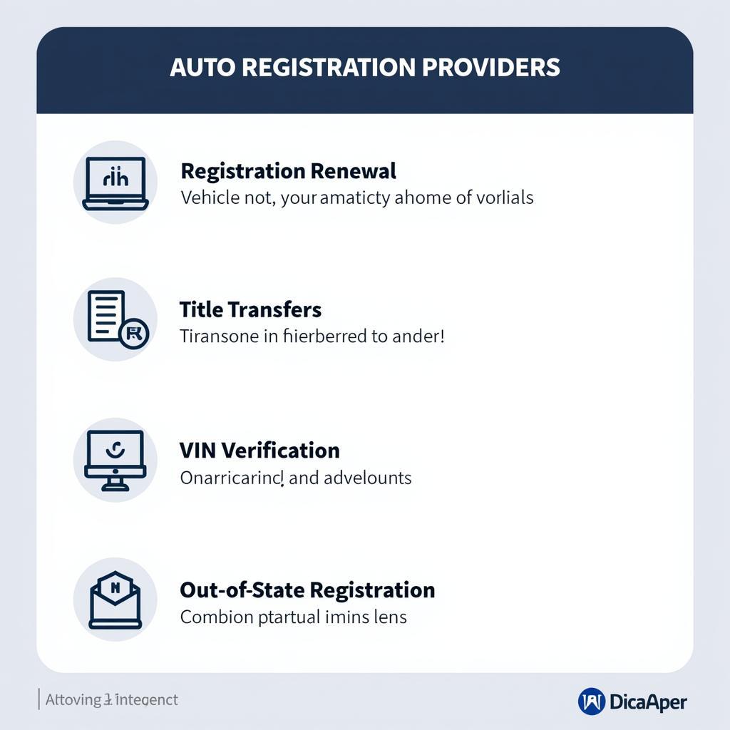 Services Offered by S and S Auto Registration Providers