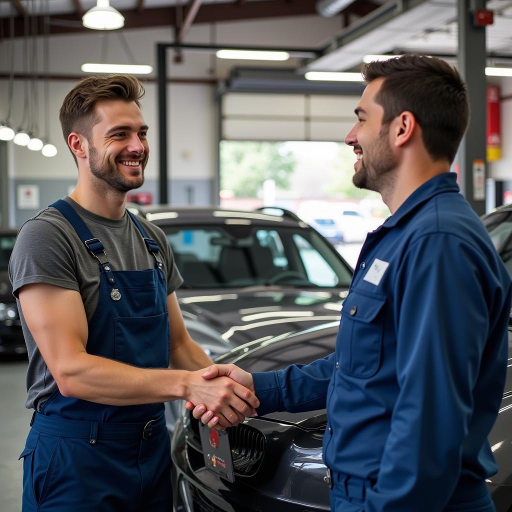 Satisfied Customer at Alpine Auto Service