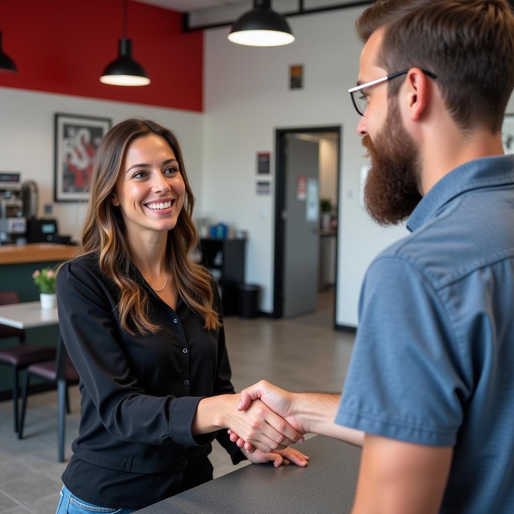 Satisfied Customer at Redhawk Auto Service