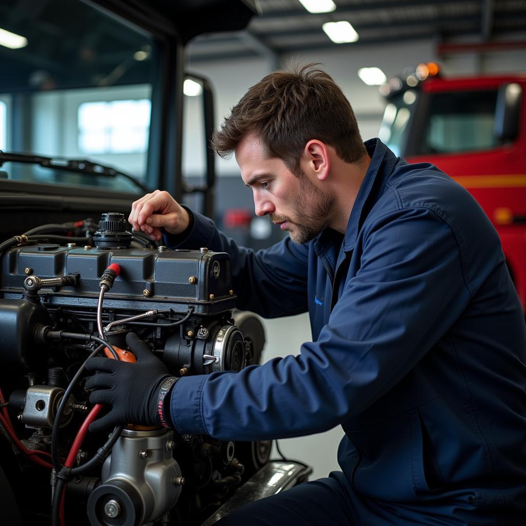 Scania Certified Technician at Work