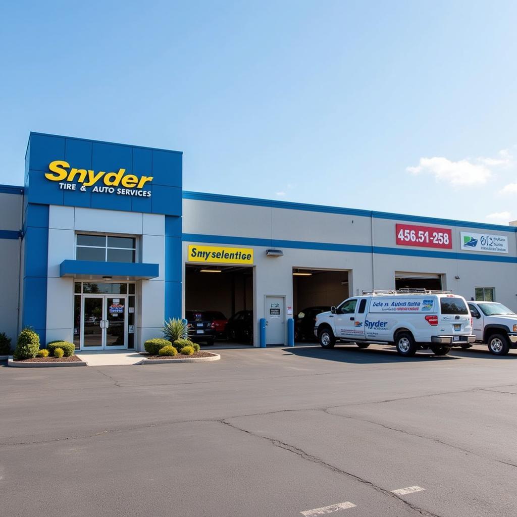 Snyder Tire & Auto Services Shop Front