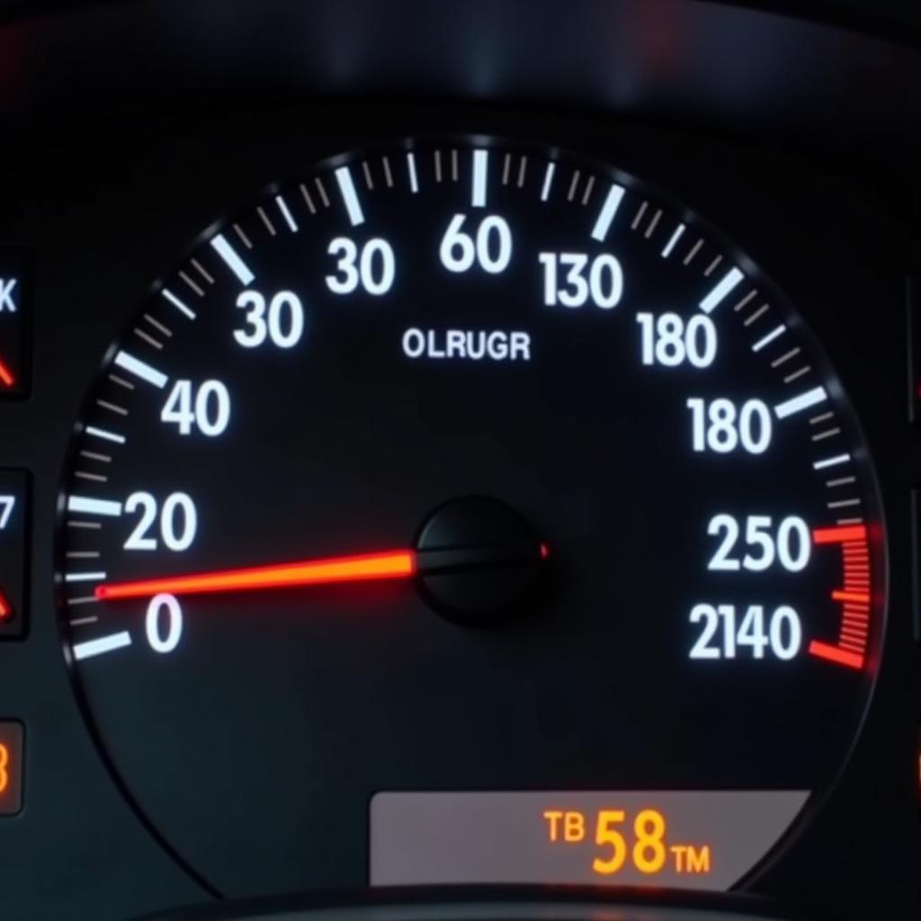 Speedometer needle fluctuating erratically in a car in La Mesa