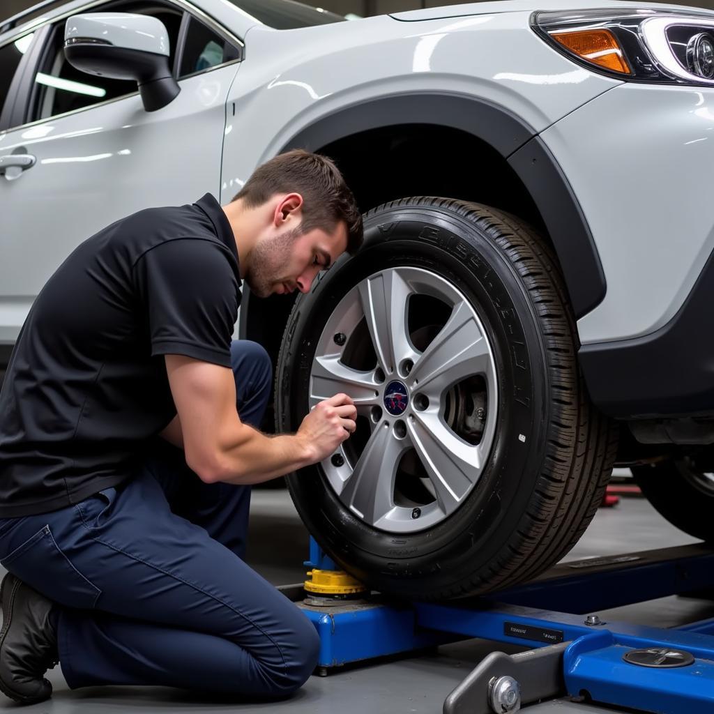 Subaru Tire Rotation and Alignment