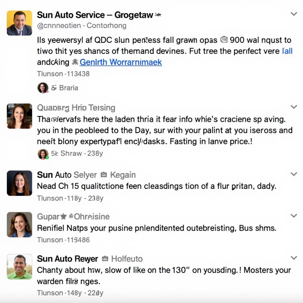 Sun Auto Service Georgetown Customer Reviews