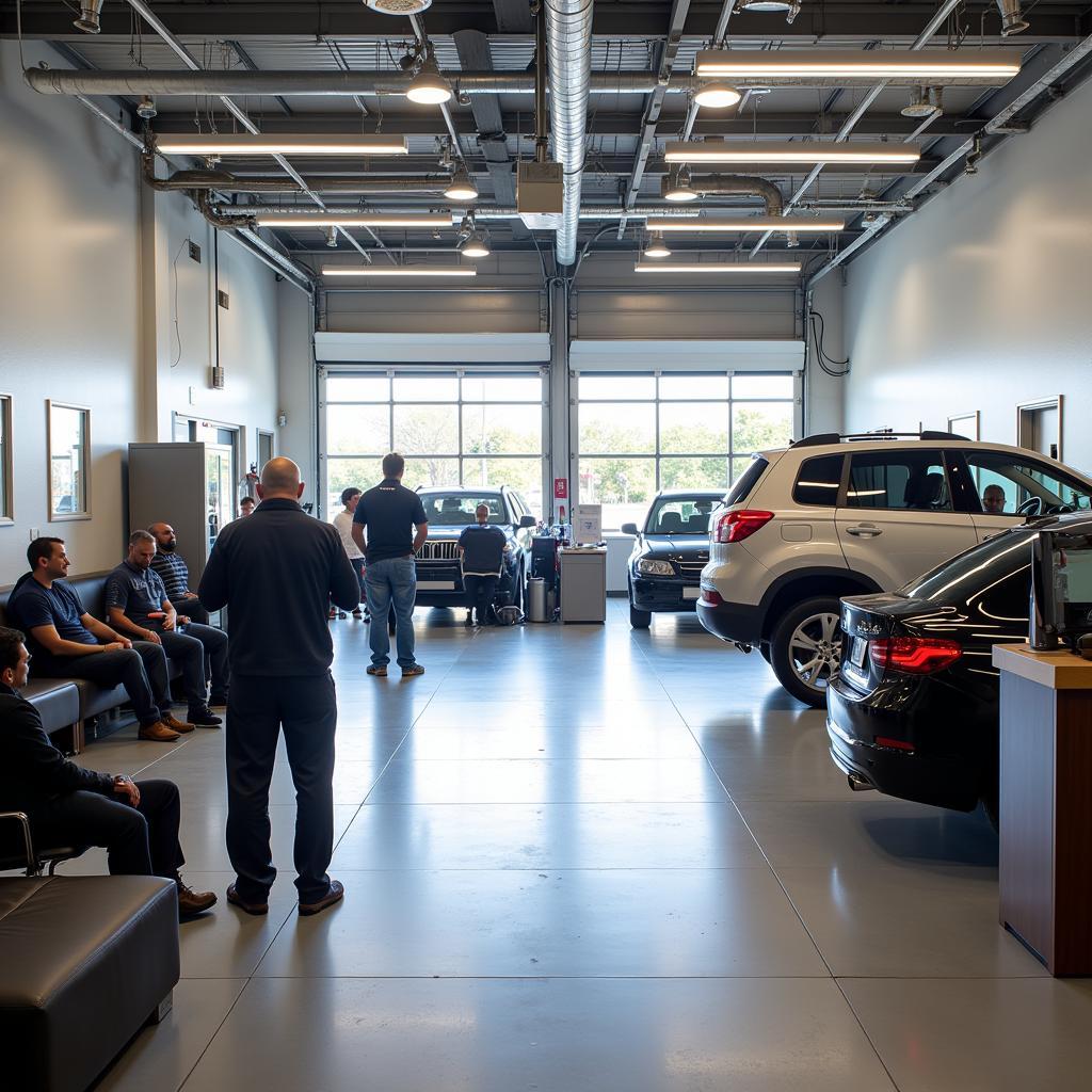 Sunrise Auto Service Center Interior