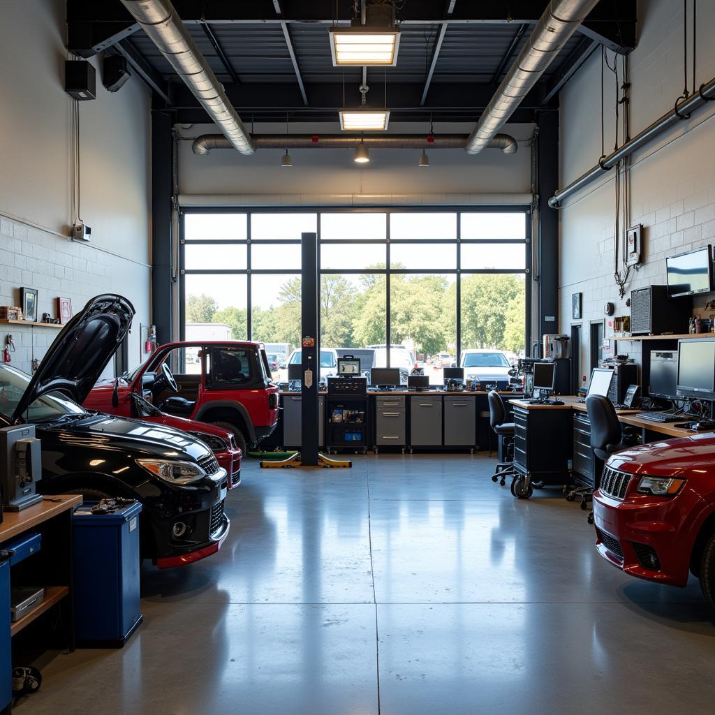 Modern Equipment in a Tallahassee Auto Repair Shop