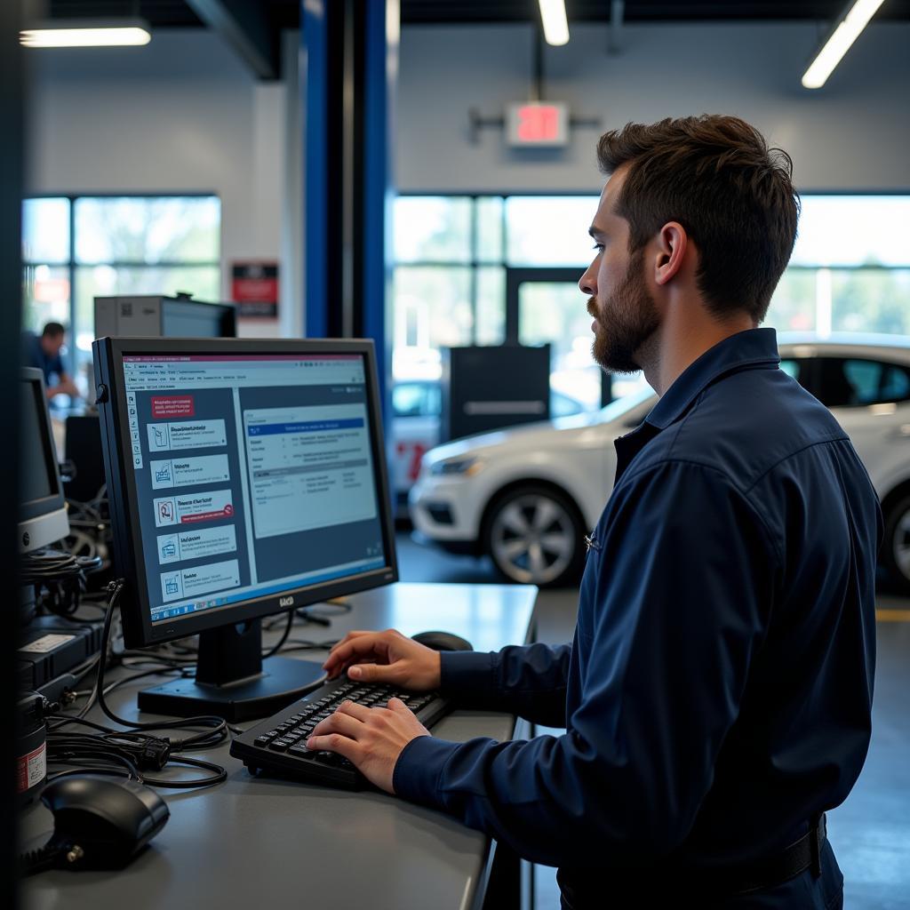 Modern Auto Service Center in Tampa with Advanced Diagnostic Equipment