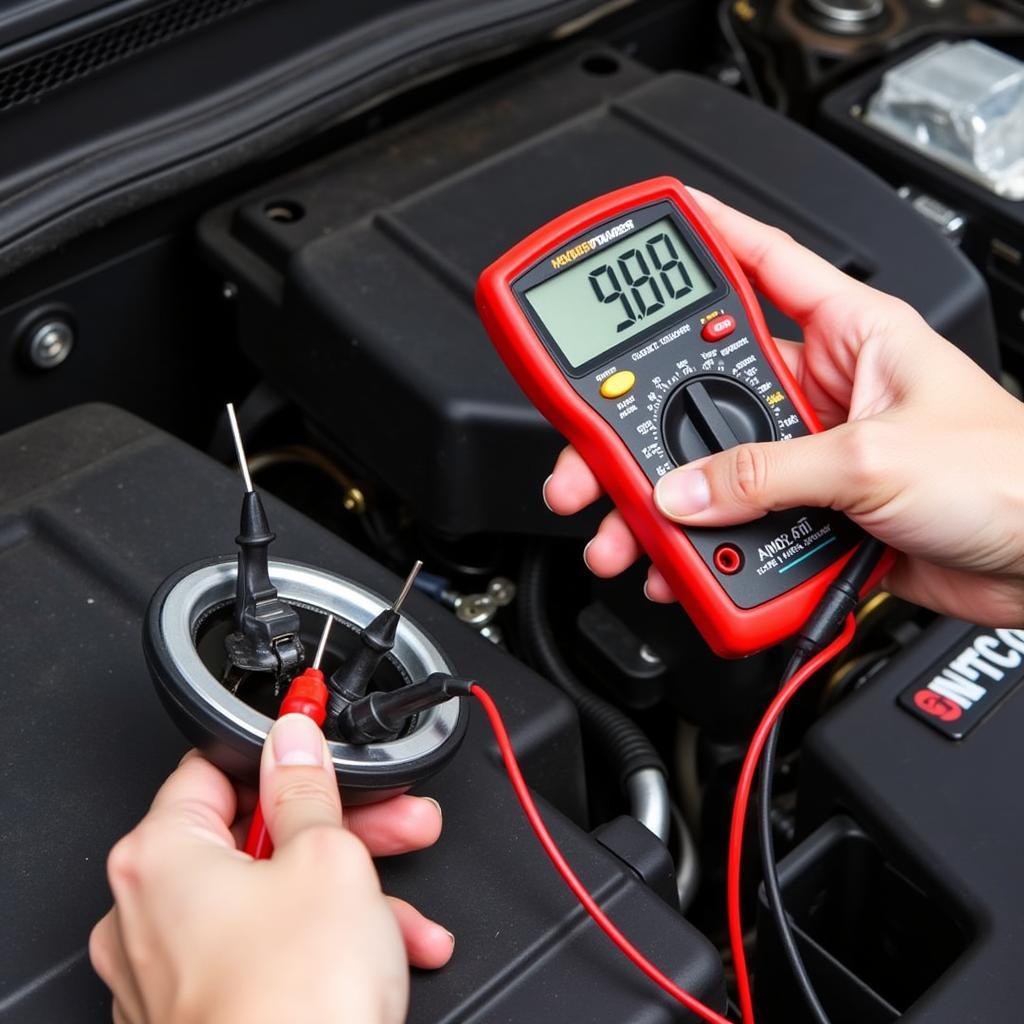 Testing Car Tweeter with a Multimeter