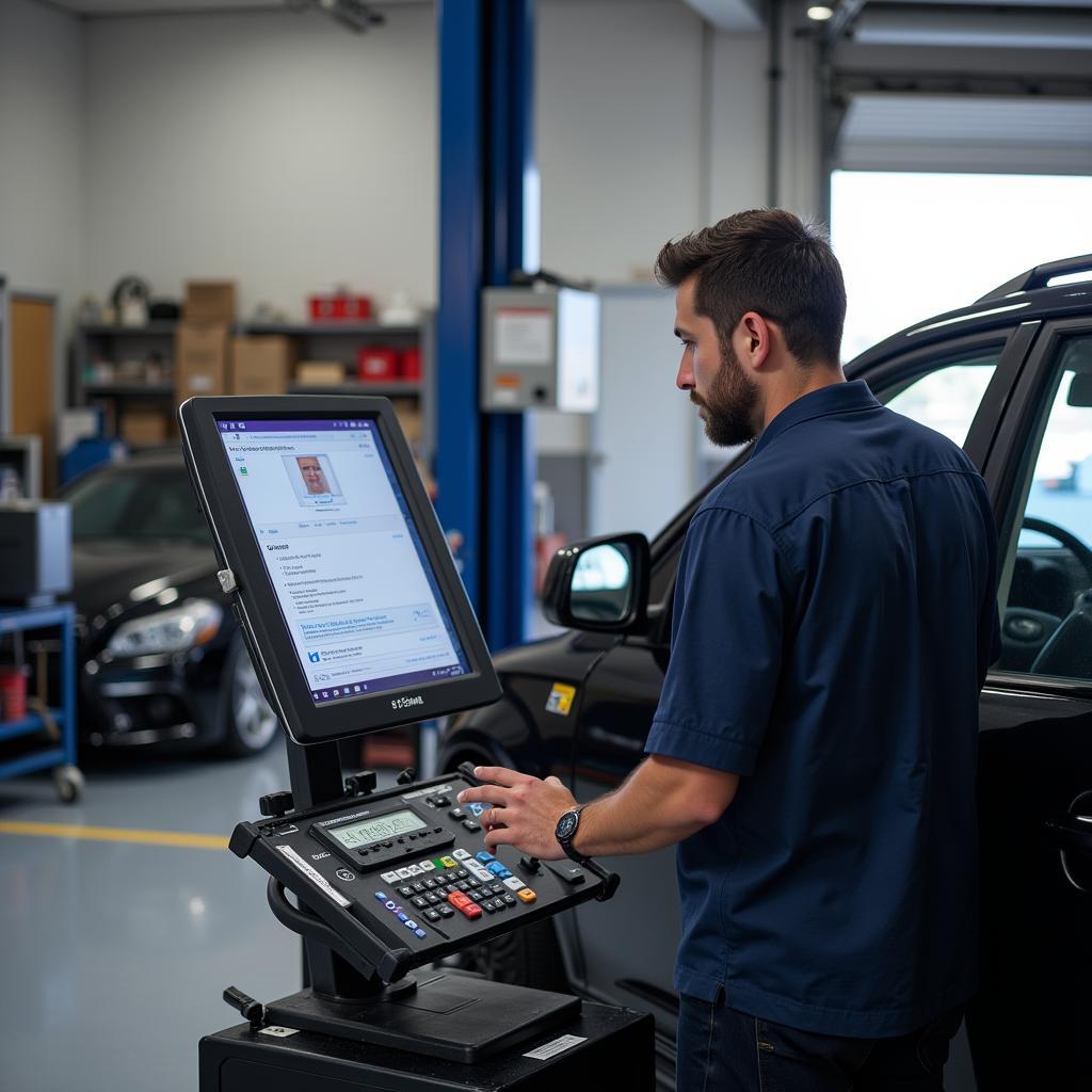 Modern Diagnostic Equipment in a Texarkana Auto Service Center