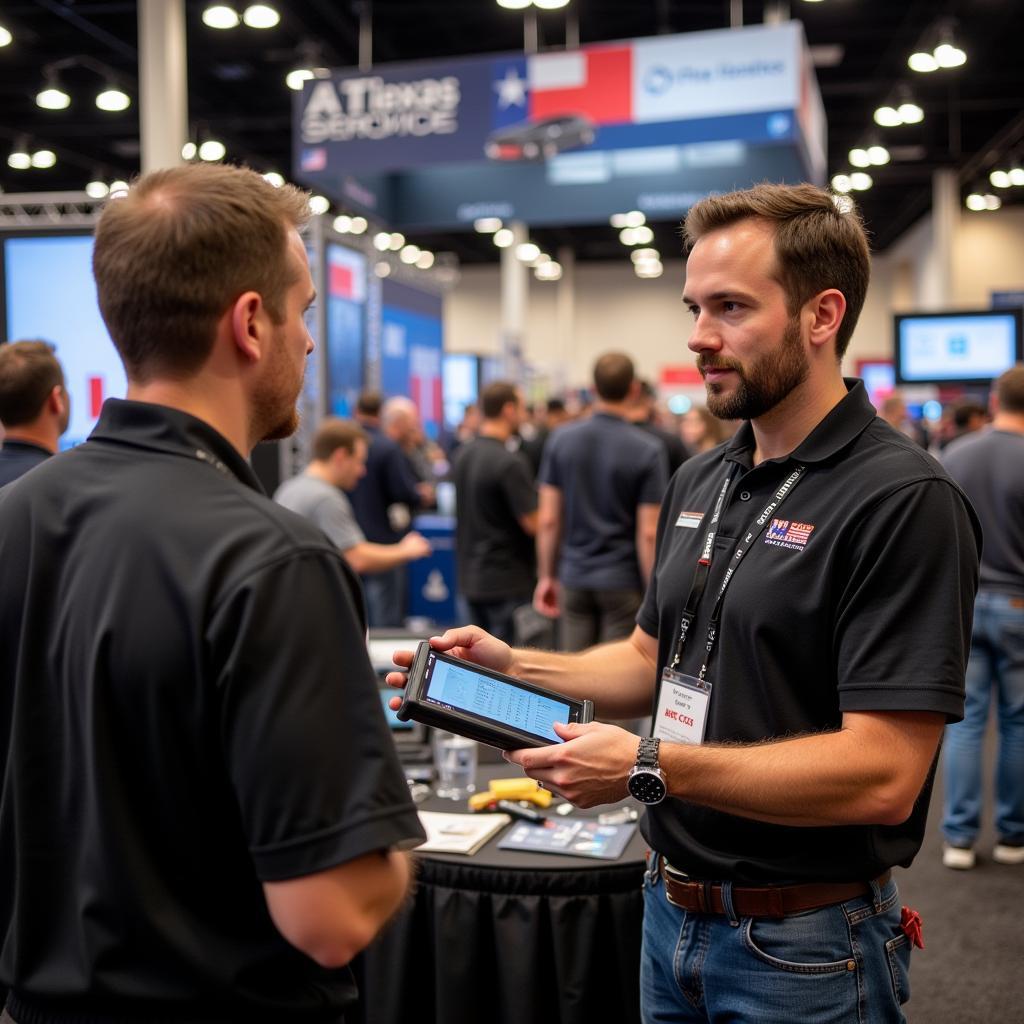 Product Demonstration at a Texas Auto Convention