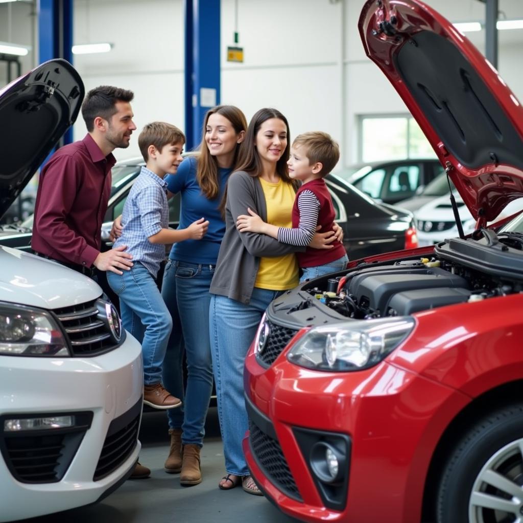 Texas Family Choosing the Right Auto Service