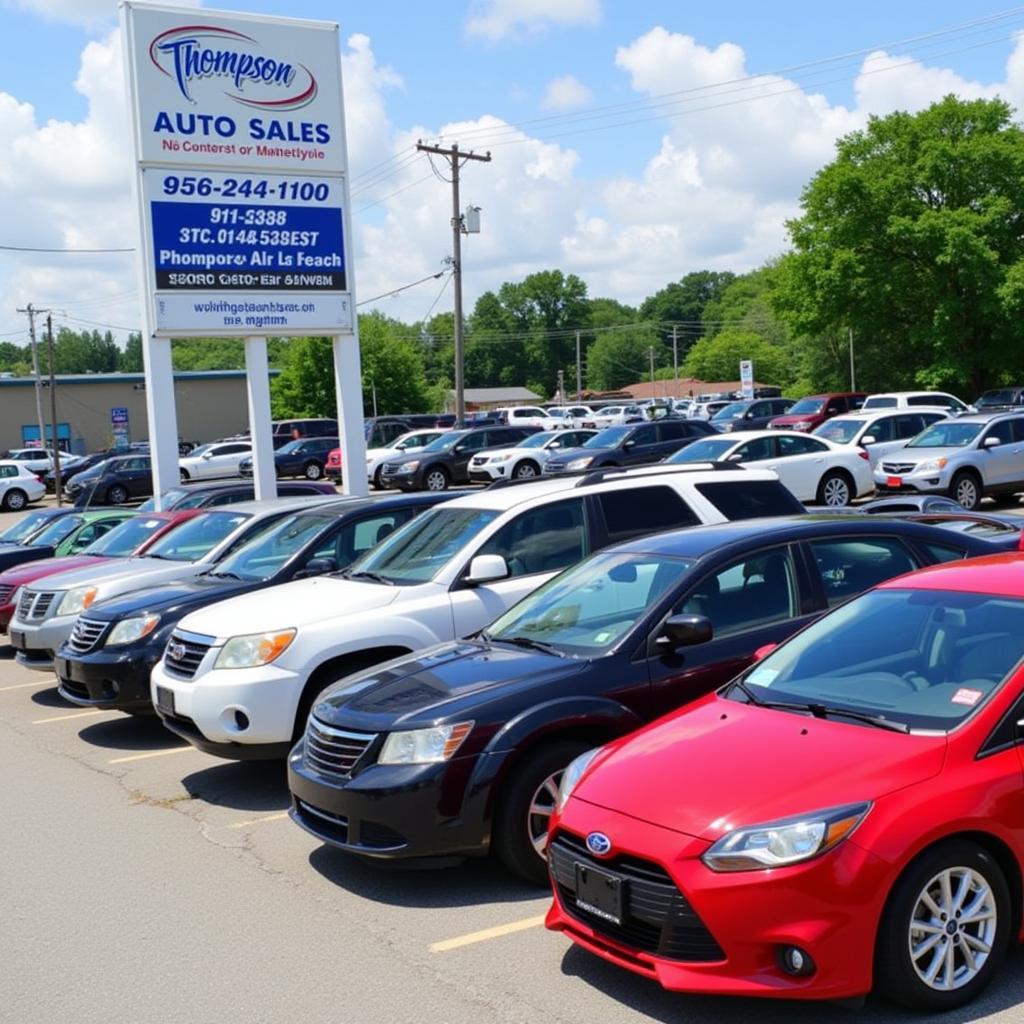 A wide selection of used cars available at Thompson Auto Sales