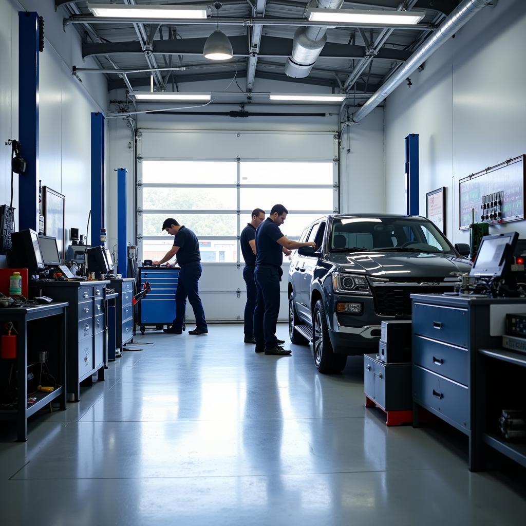 Modern Facility of Tidwell Auto Service Plano