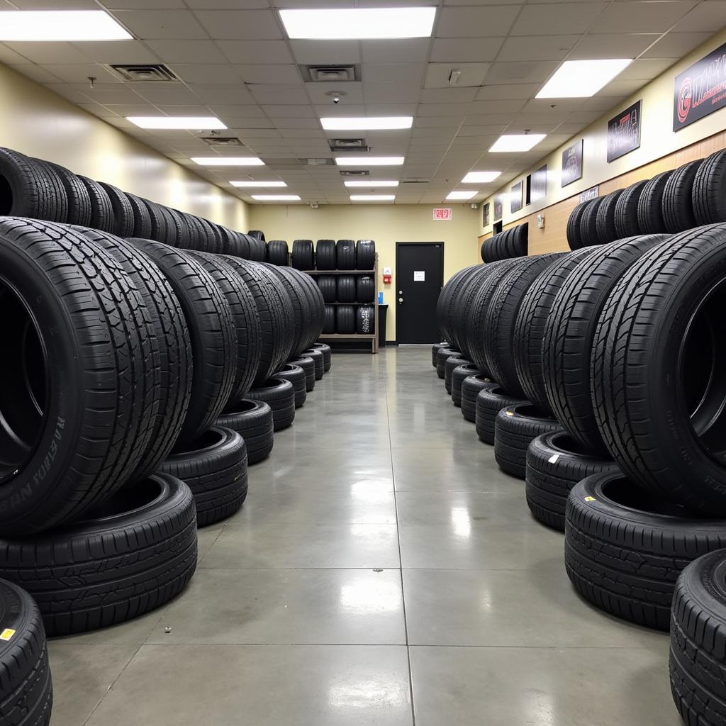 Tire Choice Morristown Showroom Tire Display