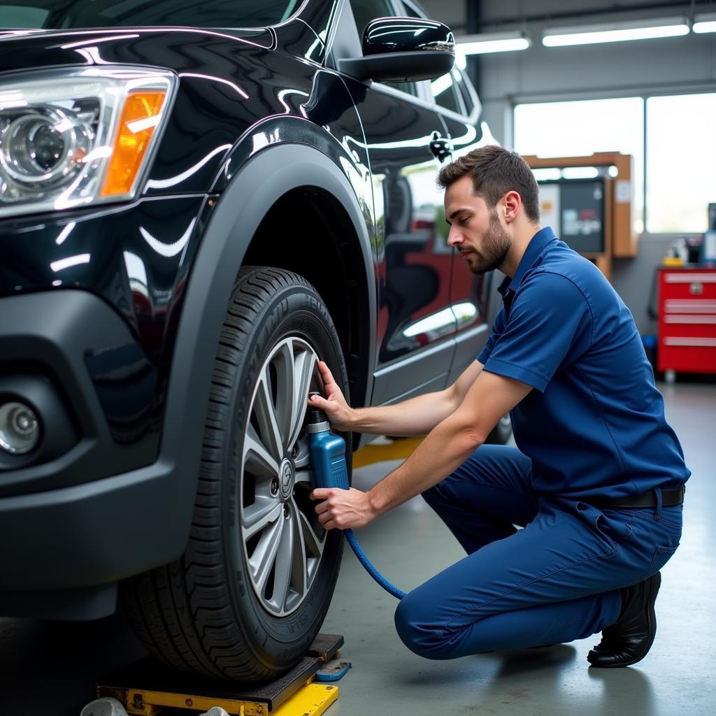 Tire Rotation and Oil Change