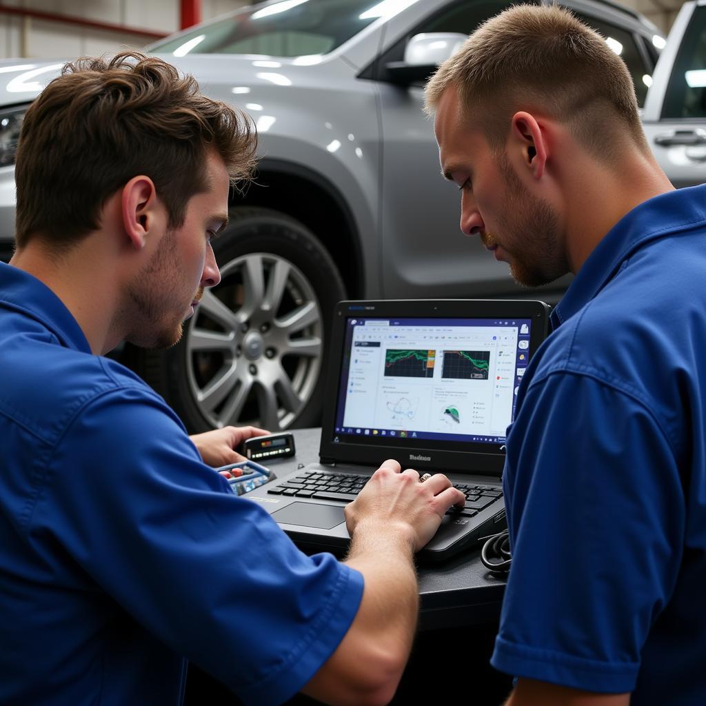 Expert Technicians Performing Diagnostics