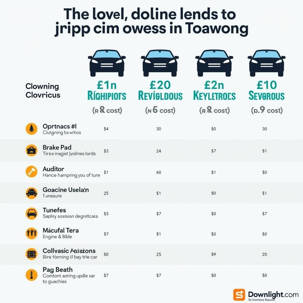 Typical Auto Service Costs in Toowong