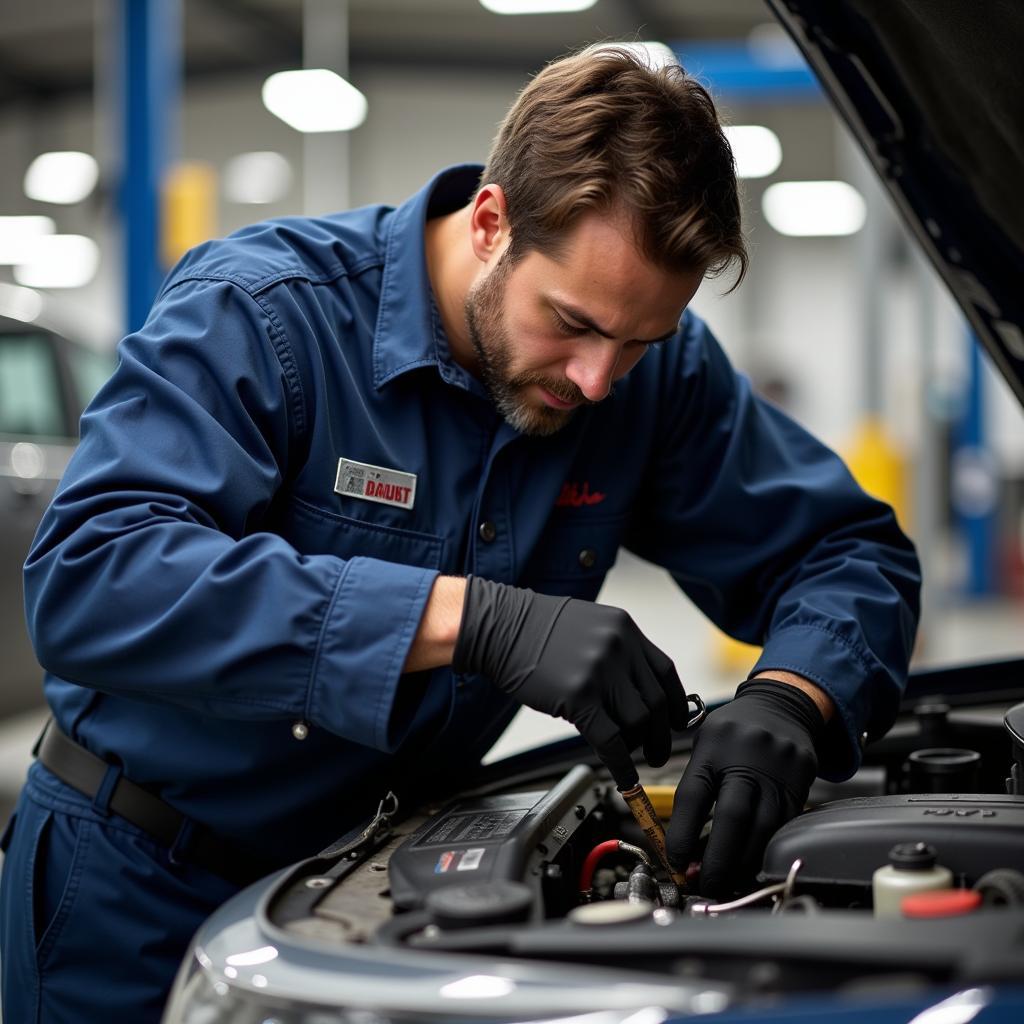 Toowoomba Mechanic Performing Car Maintenance