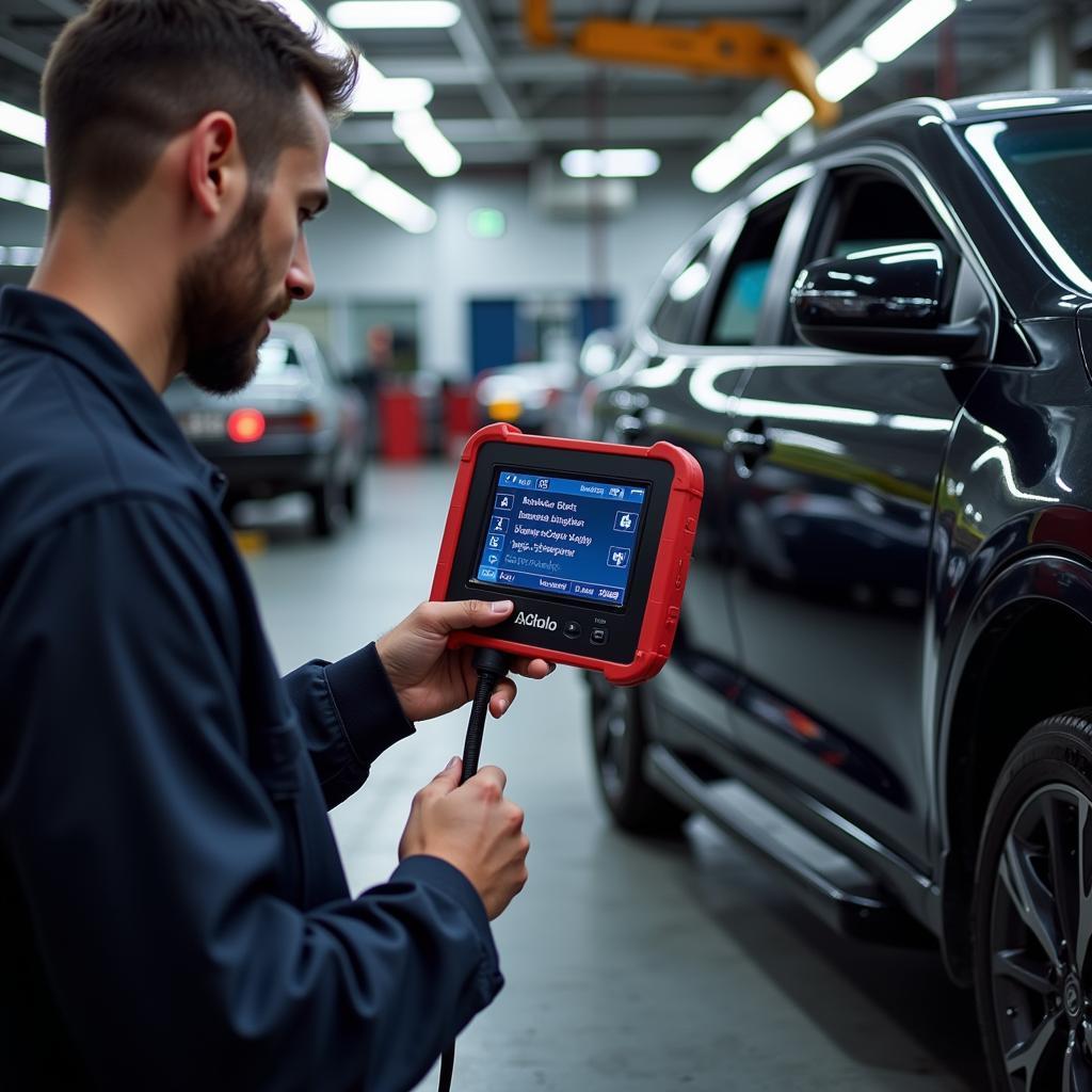 Modern Diagnostic Equipment in a Toronto Auto Repair Shop