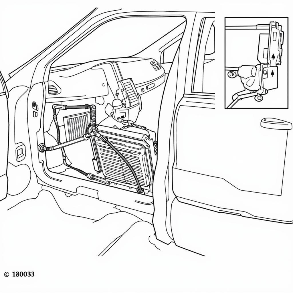 Toyota Sienna AC Evaporator Location