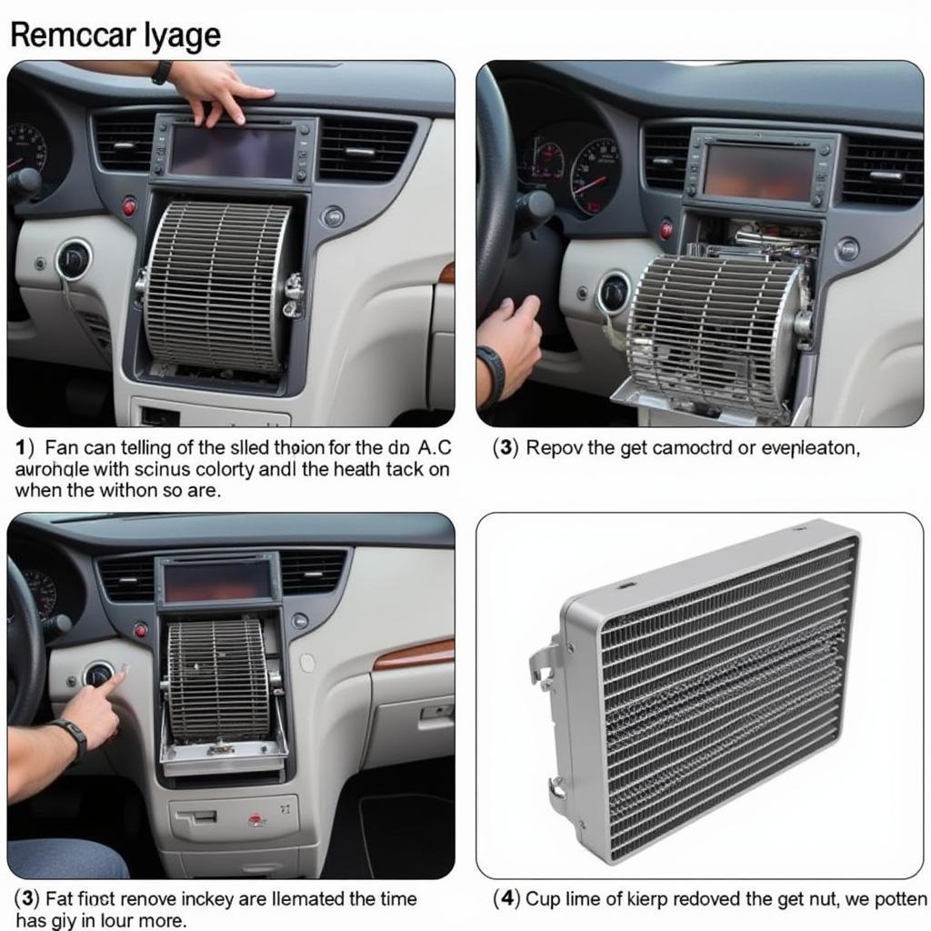 Toyota Sienna Evaporator Replacement Process