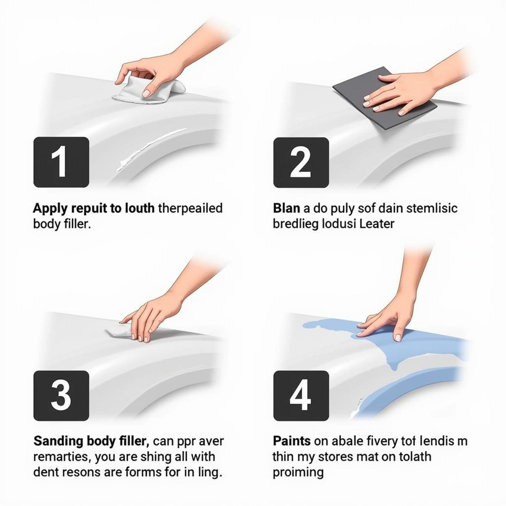 Traditional Dent Repair Steps