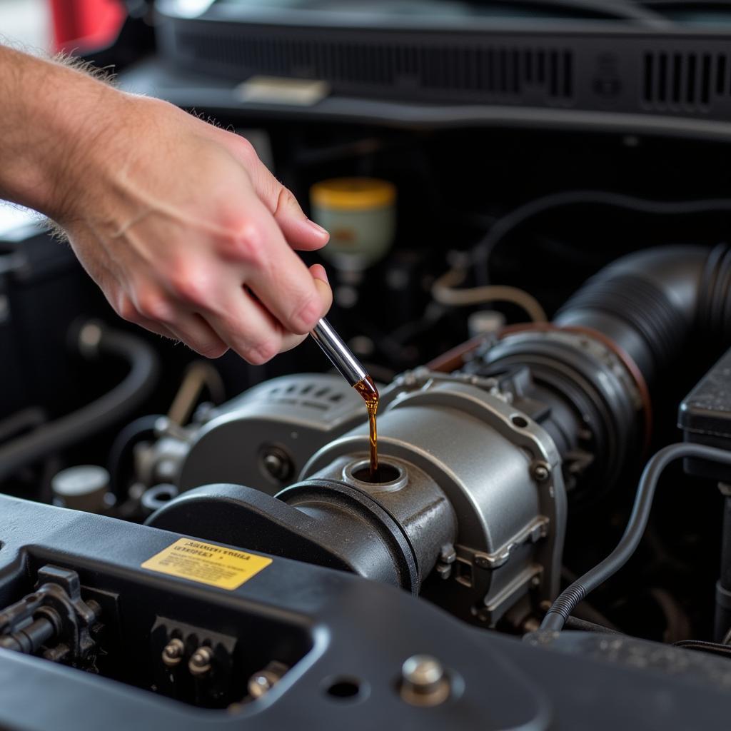 Checking Transmission Fluid in Lawrence KS