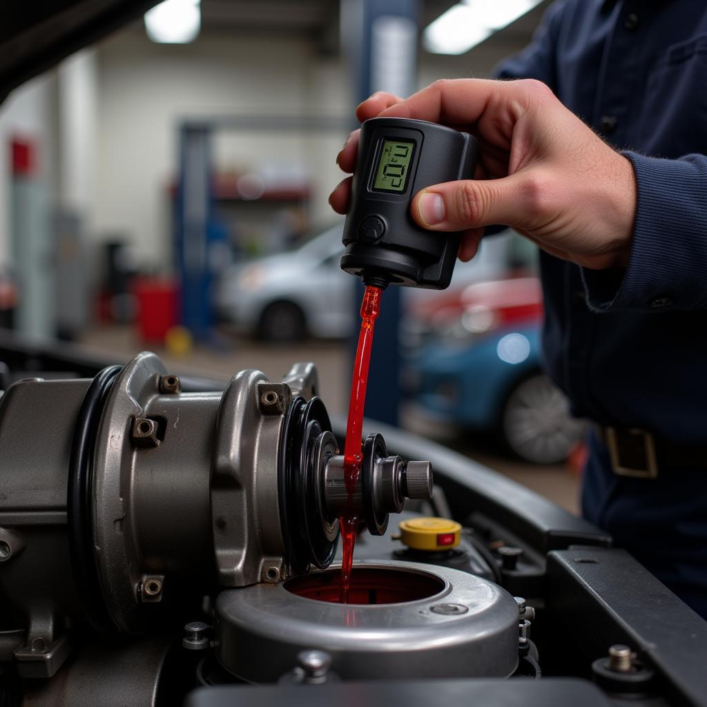 Checking Transmission Fluid