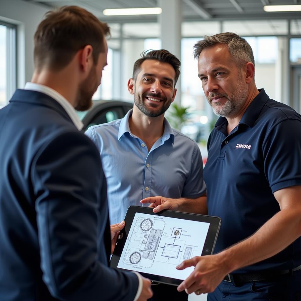 Transparent Communication with Customers at Auto Service Center