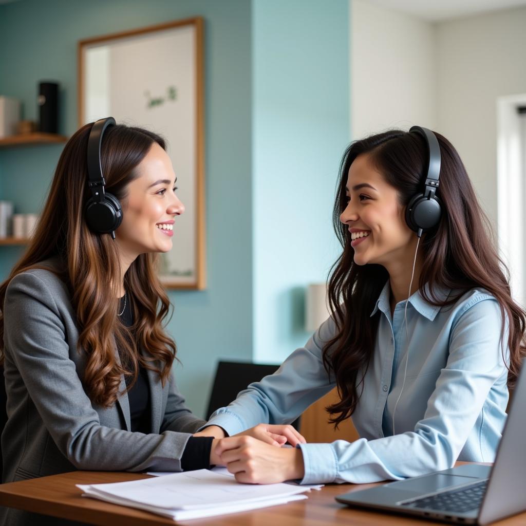 Triple A Customer Service Representative Assisting a Client