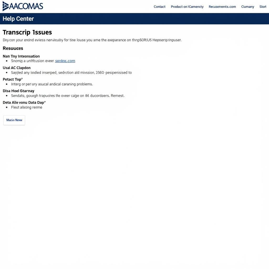 Troubleshooting Common AACOMAS Transcript Issues