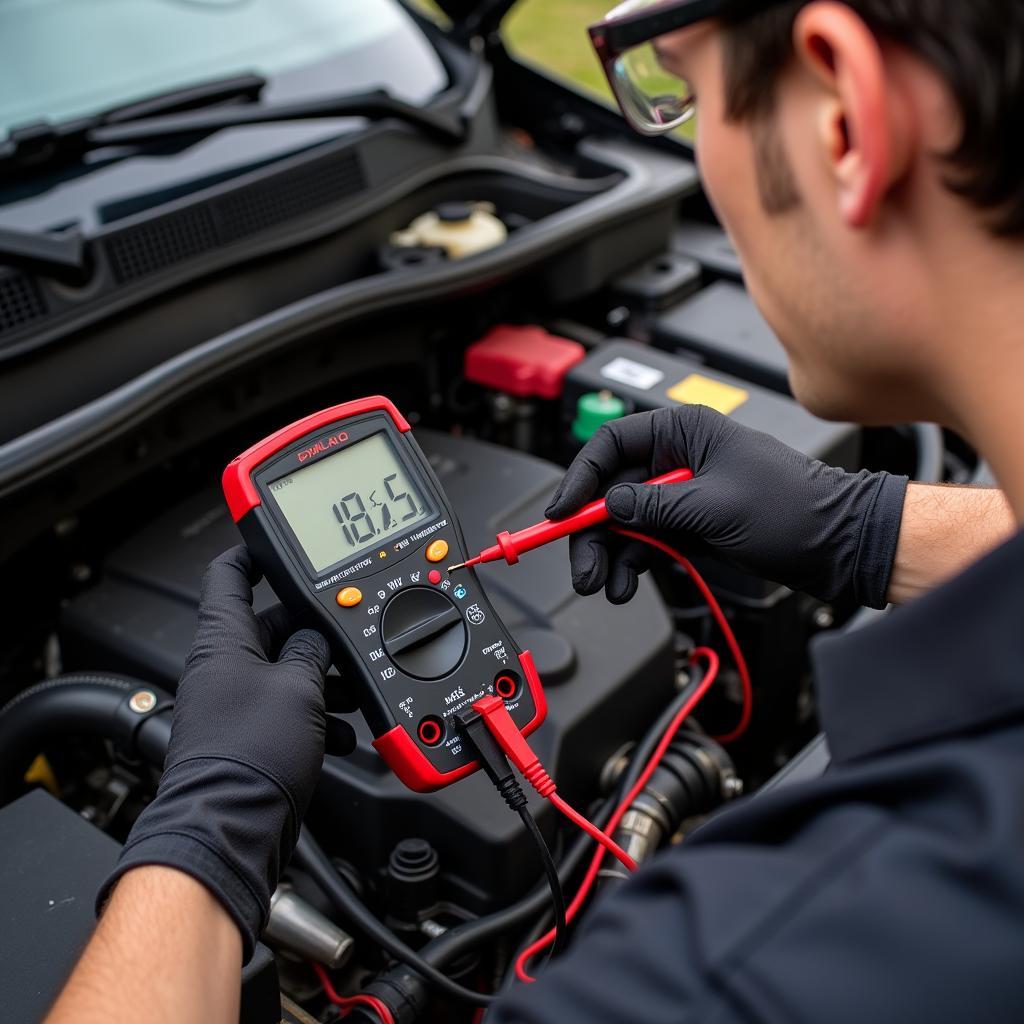 Troubleshooting a Car's Electrical System Using a Multimeter