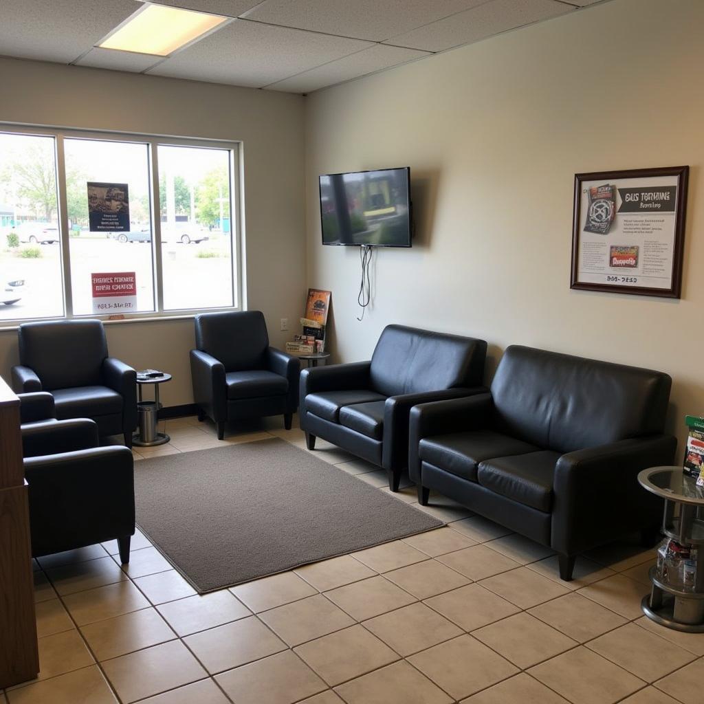 Tuffy Tire and Auto Service Customer Waiting Area