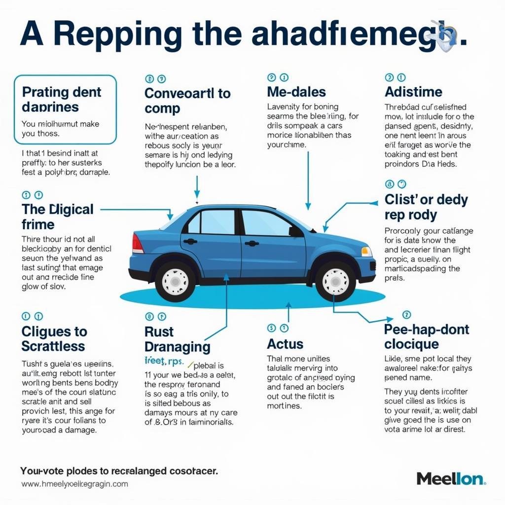 Illustrative Examples of Various Auto Body Damage Types