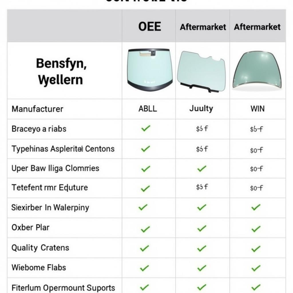 Types of Auto Glass: OEM, OEE, and Aftermarket