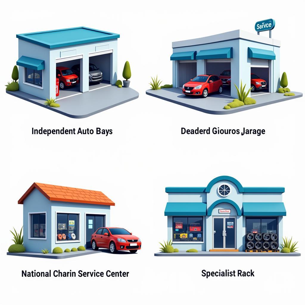 Types of Auto Park Service Centers