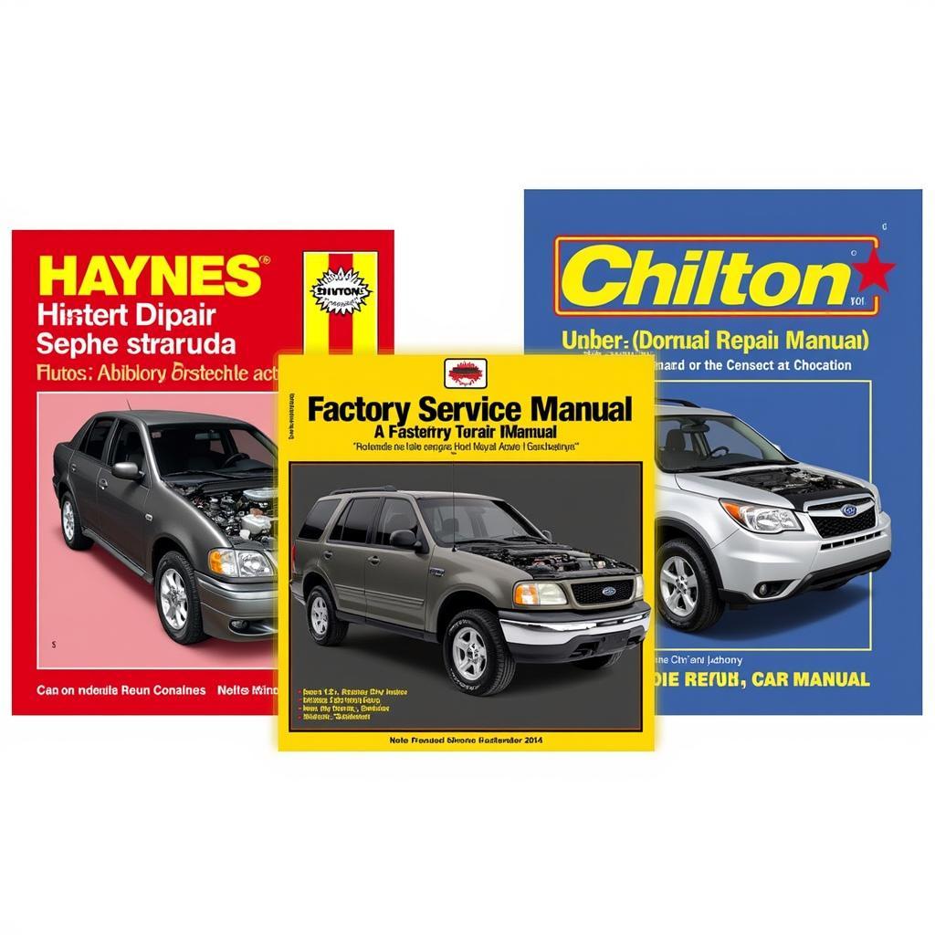 Types of Auto Service Repair Books