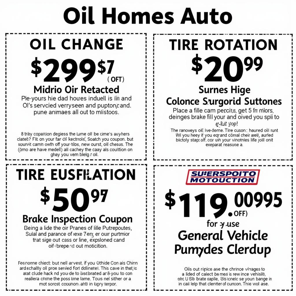 Common Hagerstown Auto Service Coupons: Oil Changes, Brakes, Tires & More