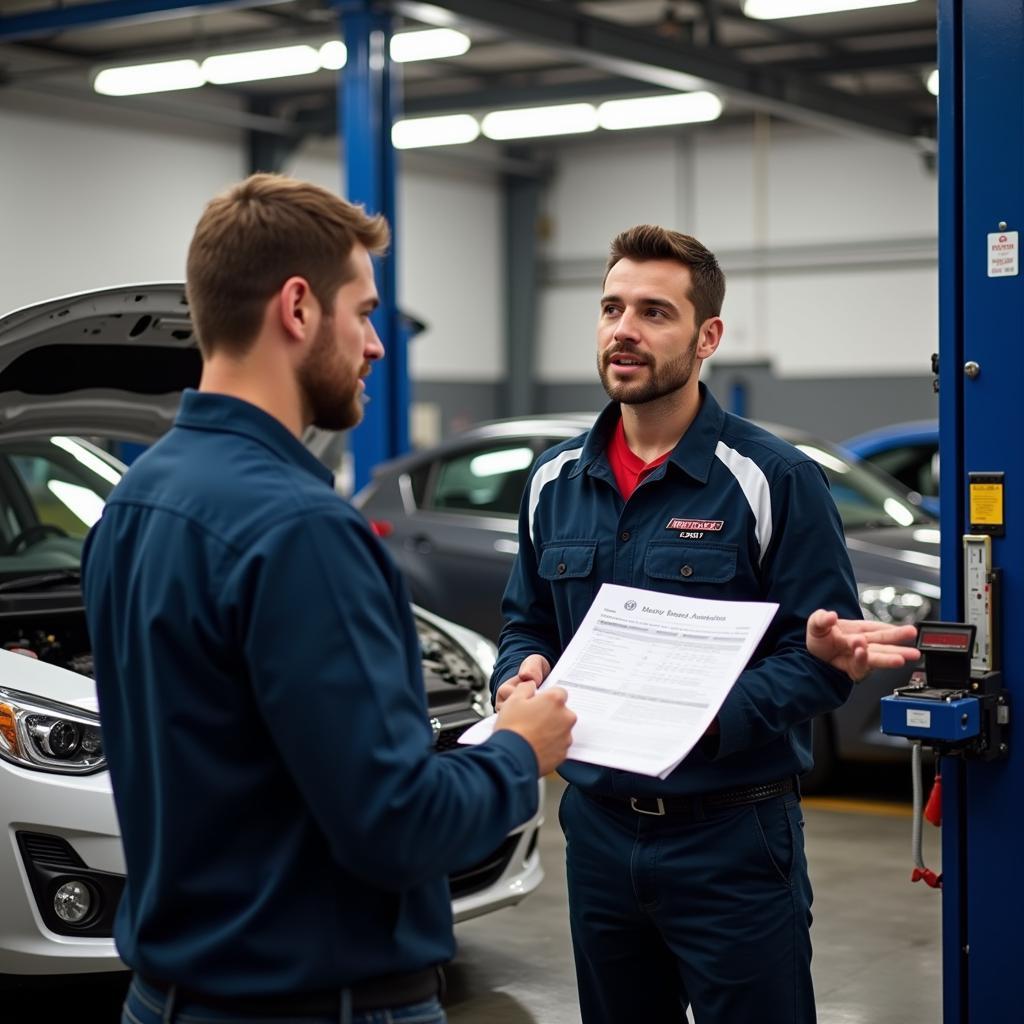 A Typical Auto Service Visit