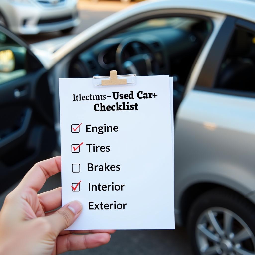 Used Car Inspection Checklist