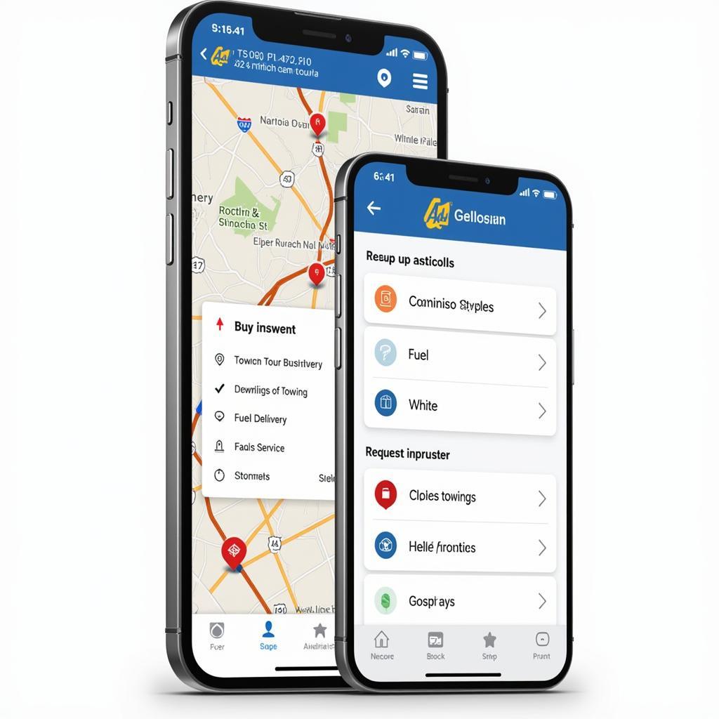 Using the AAA Mobile App to Request Roadside Assistance