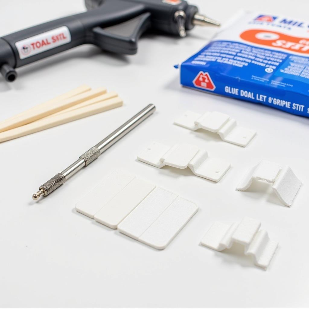 Using Car Dent Repair Kit Tools