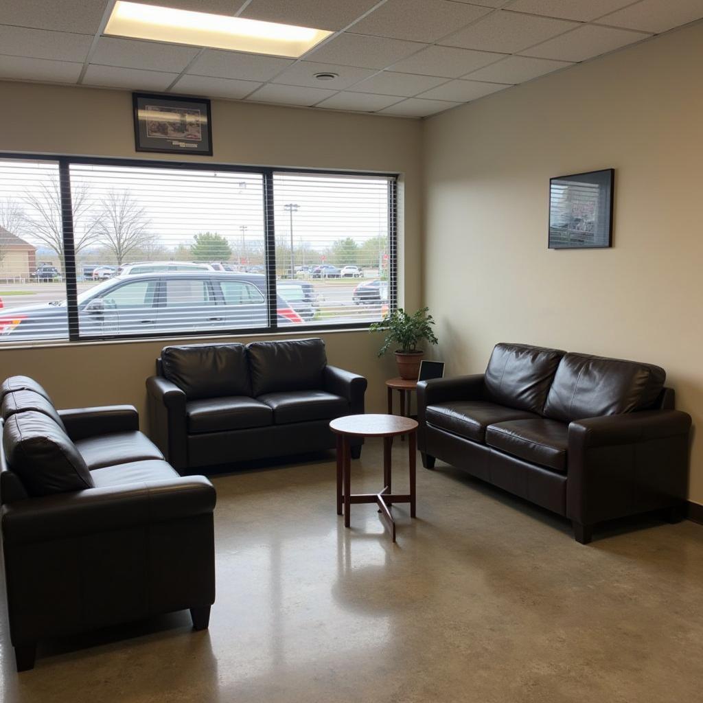 Van Laar's Auto Service Customer Waiting Area