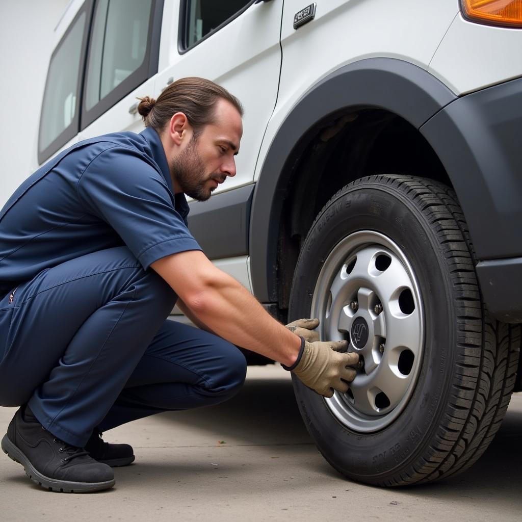 Van Tire Rotation Service