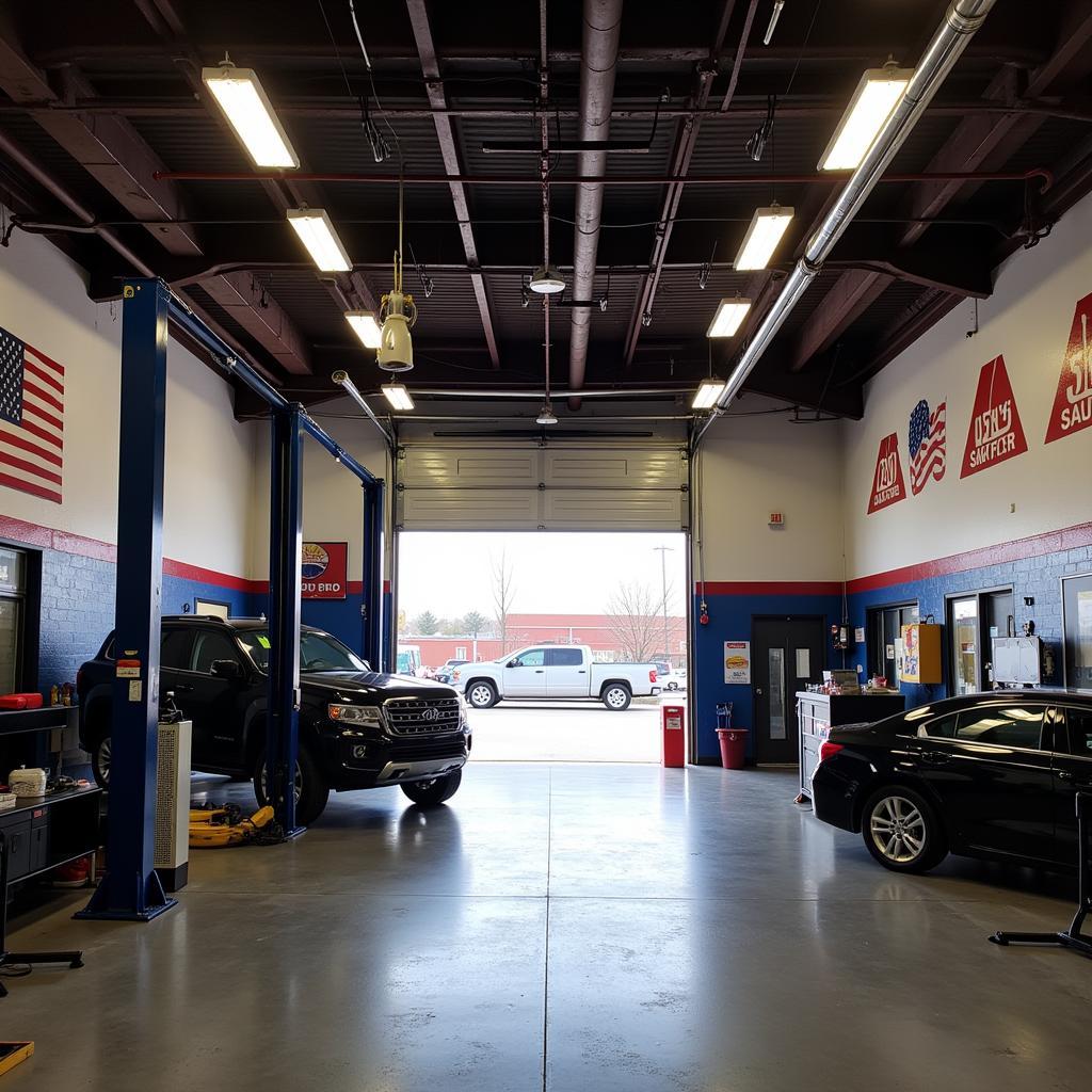 Van's Auto Service & Tire Pros Service Bay