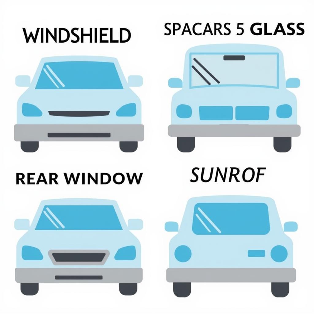 Different Auto Glass Types for Replacement