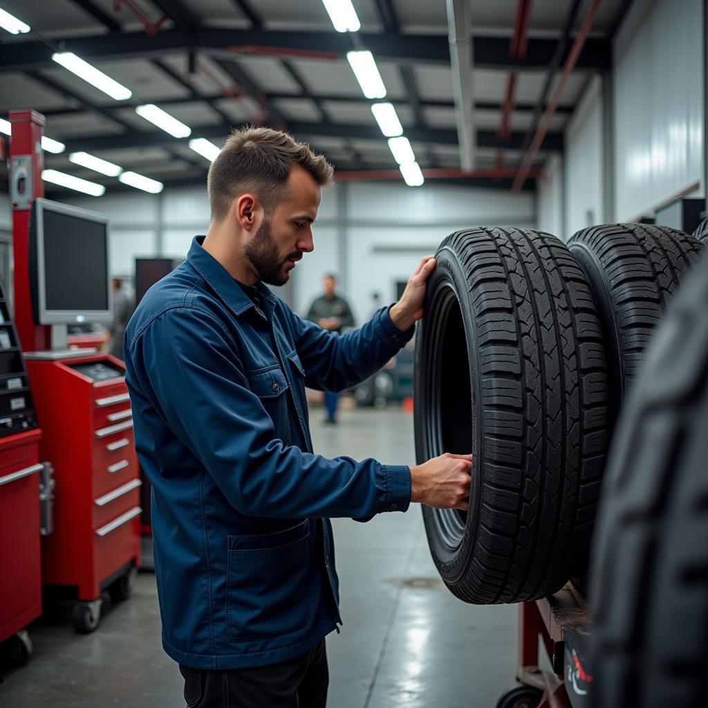 Professional Tire Repair (Vulcanizare) Services in Militari