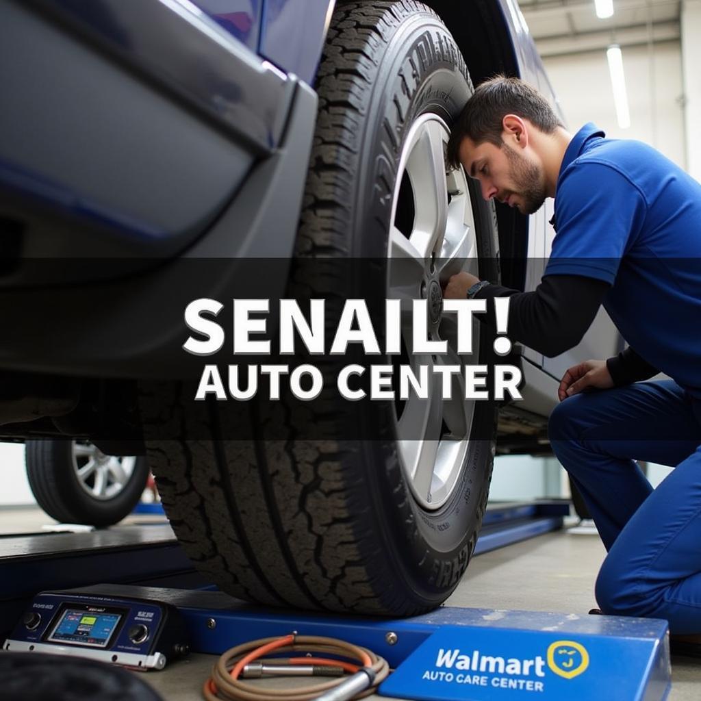 Walmart Auto Center Tire Installation